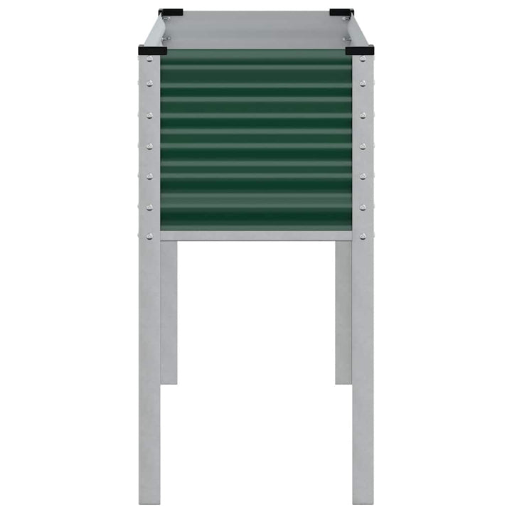 haveplantekasse grøn 100x45x90 cm stål