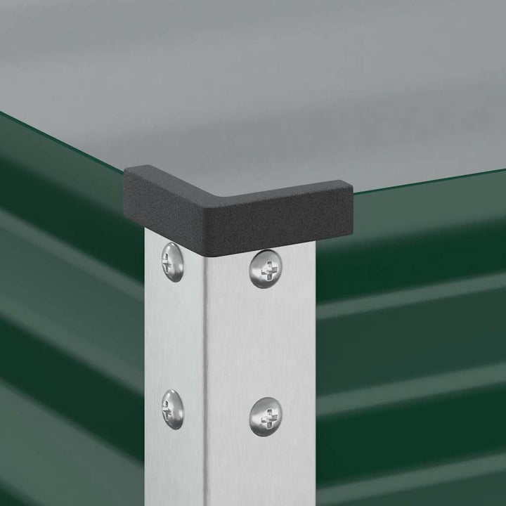 haveplantekasse grøn 100x45x90 cm stål