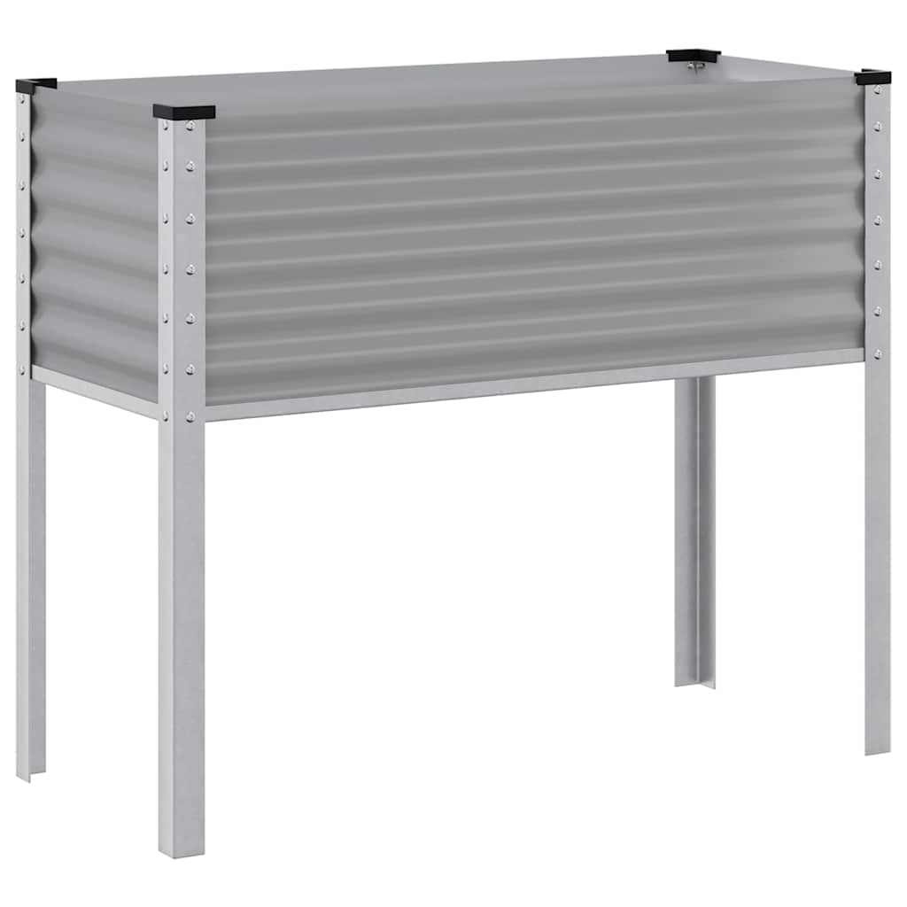 plantekasse 100x45x90 cm stål grå
