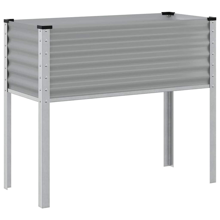 plantekasse 100x45x90 cm stål grå