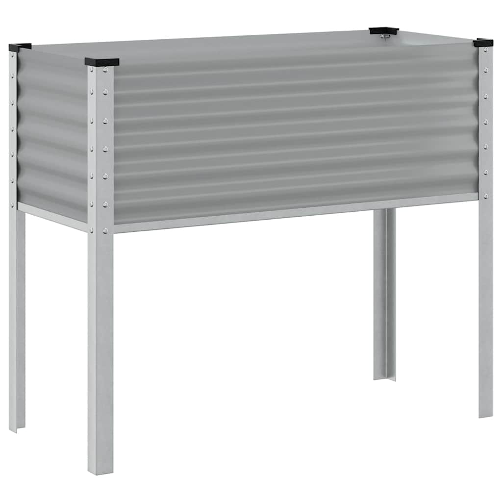 plantekasse 100x45x90 cm stål grå