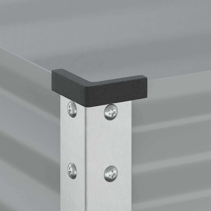 plantekasse 100x45x90 cm stål grå