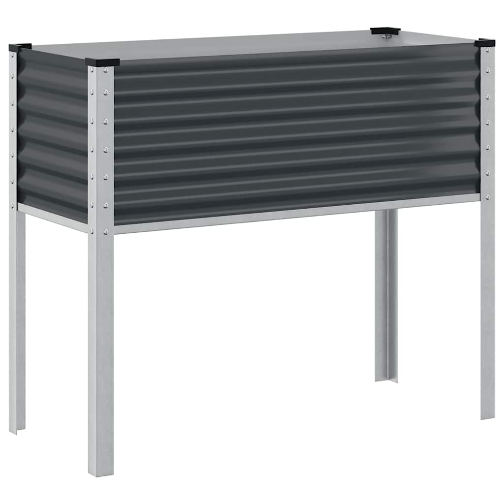 havekrukke antracit 100x45x90 cm stål