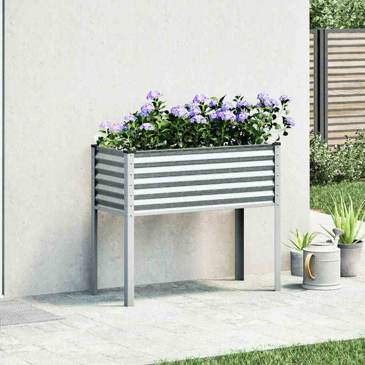 haveplantekasse 100x45x90 cm galvaniseret stål