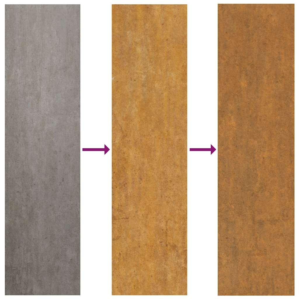 haveplantekasse 100x45x90 cm vejrbestandigt stål