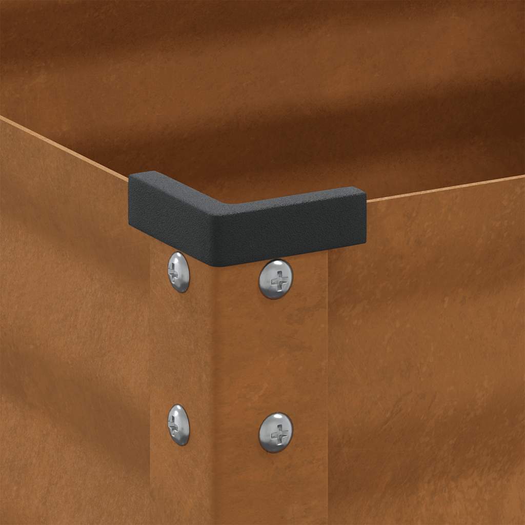 haveplantekasse 100x45x90 cm vejrbestandigt stål