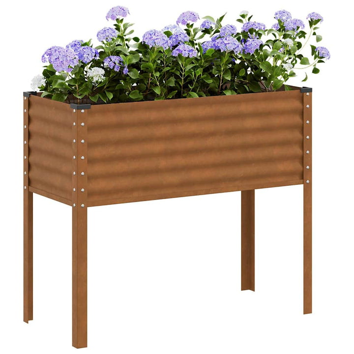 haveplantekasse 100x45x90 cm vejrbestandigt stål