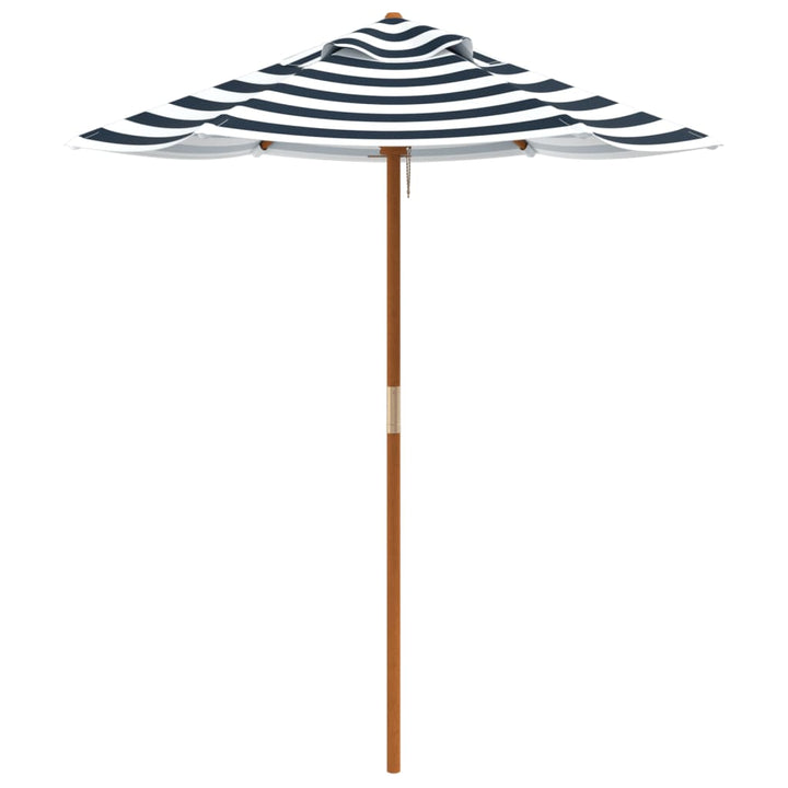 parasol med træstang Ø120x140 cm ti børn