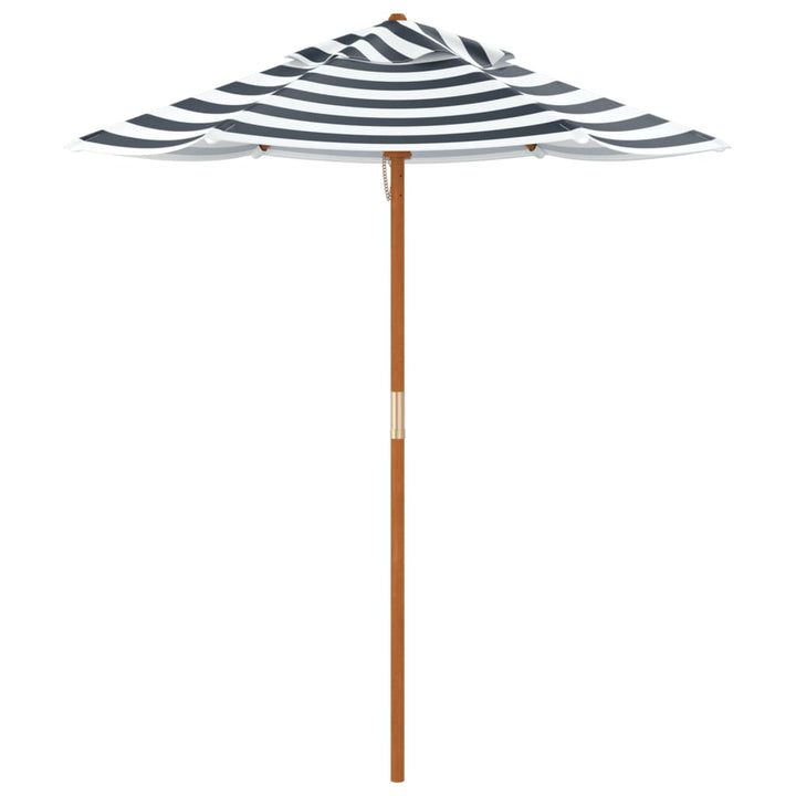 parasol med træstang Ø120x140 cm ti børn