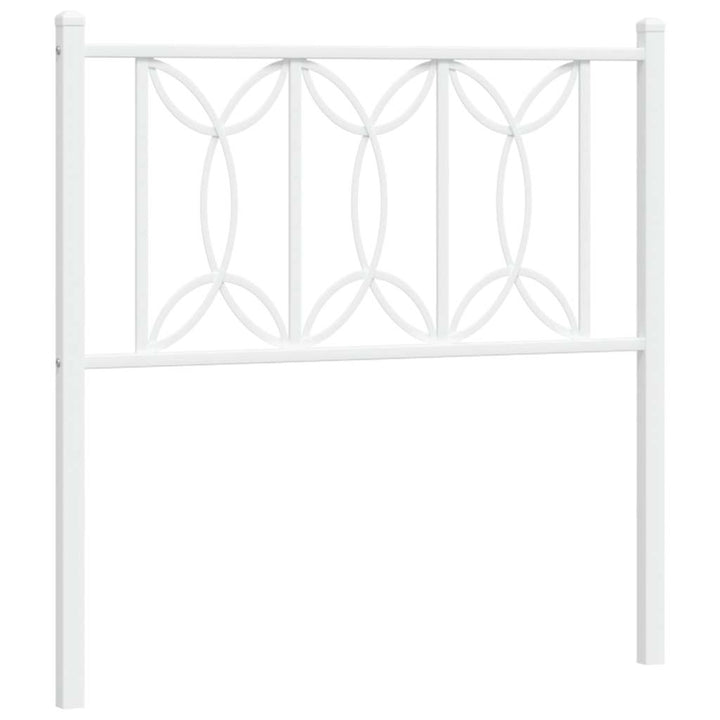udskiftningsgavl 75 cm metal hvid