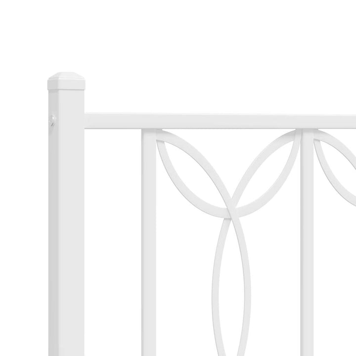 udskiftningsgavl 75 cm metal hvid