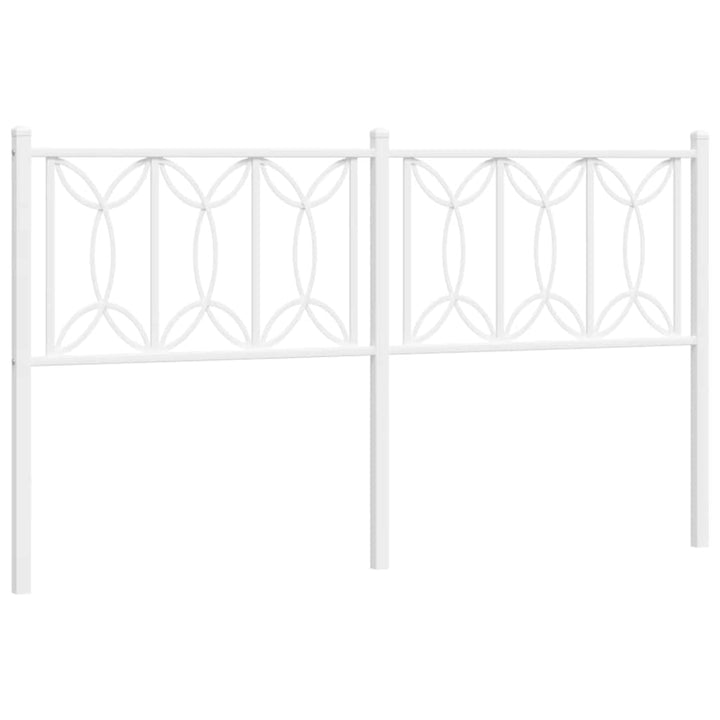 udskiftningsgavl 160 cm metal hvid