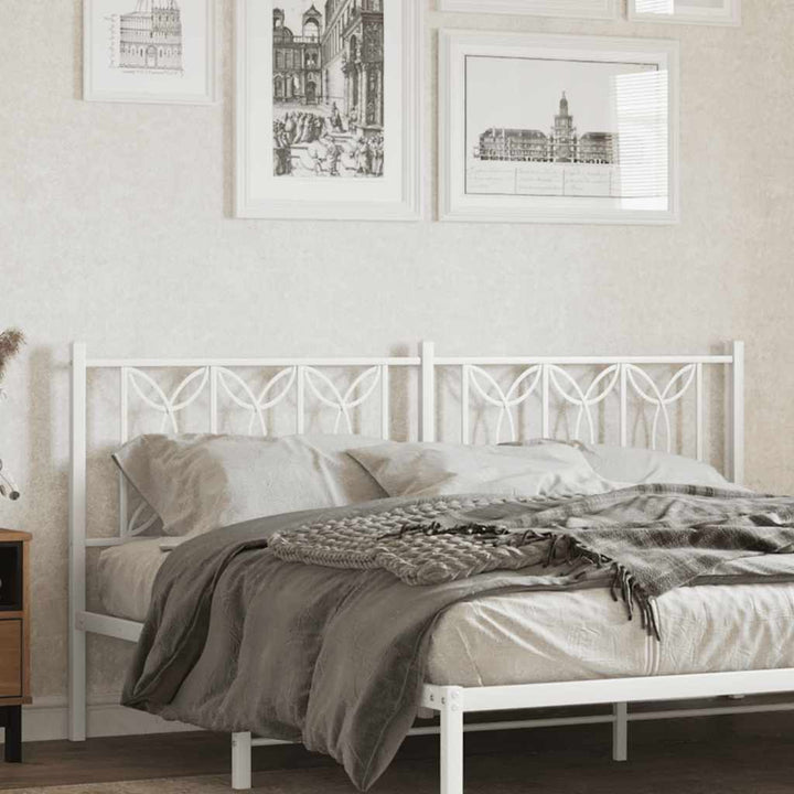 udskiftningsgavl 180 cm metal hvid