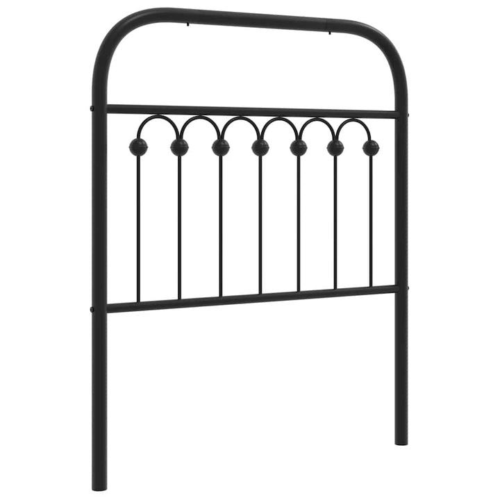 udskiftningsgavl 80 cm metal sort