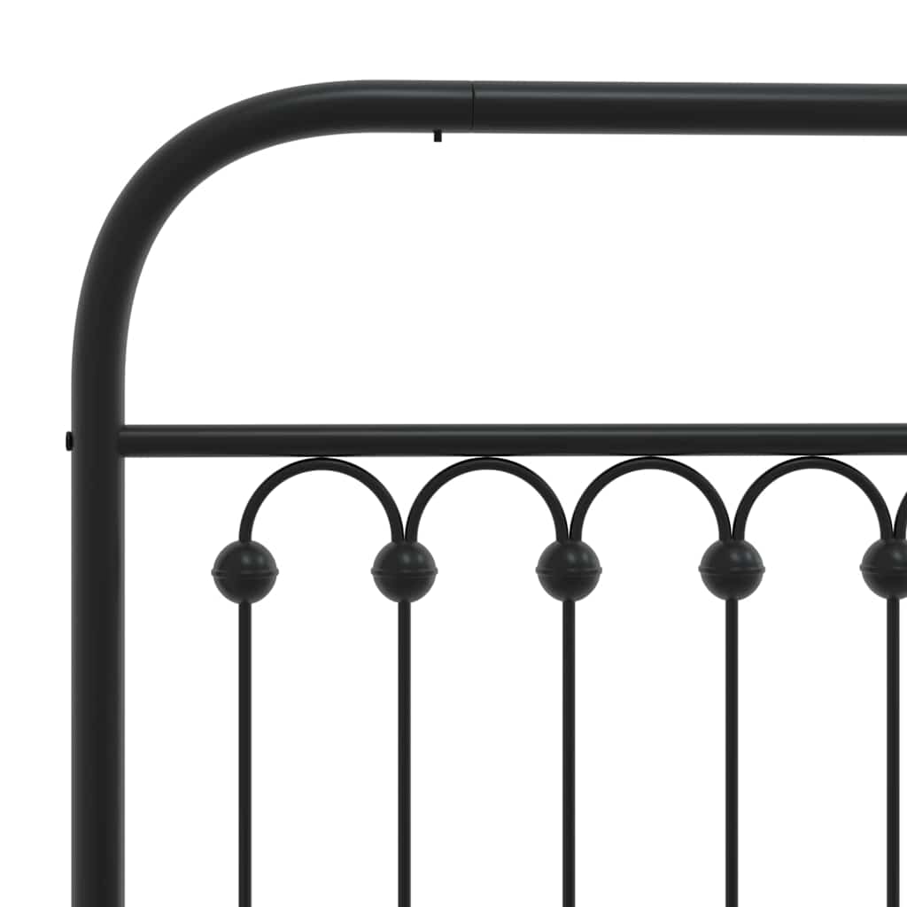 udskiftningsgavl 80 cm metal sort