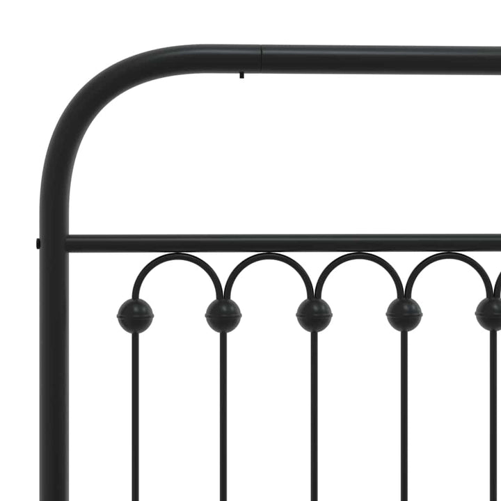 udskiftningsgavl 80 cm metal sort