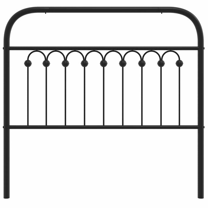 udskiftningsgavl 100 cm metal sort