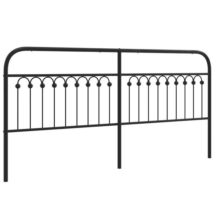 udskiftningsgavl 193 cm metal sort