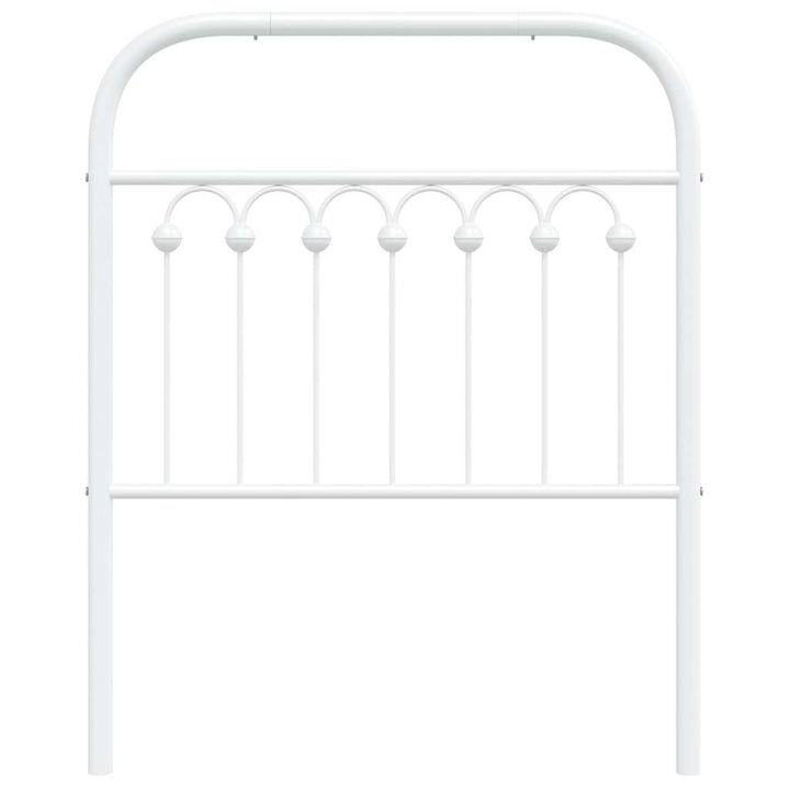 udskiftningsgavl 75 cm metal hvid