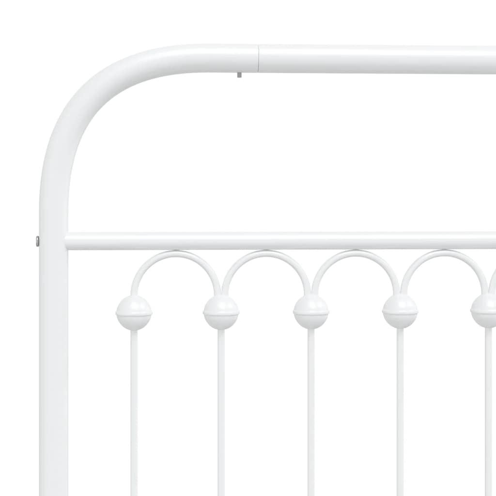 udskiftningsgavl 75 cm metal hvid