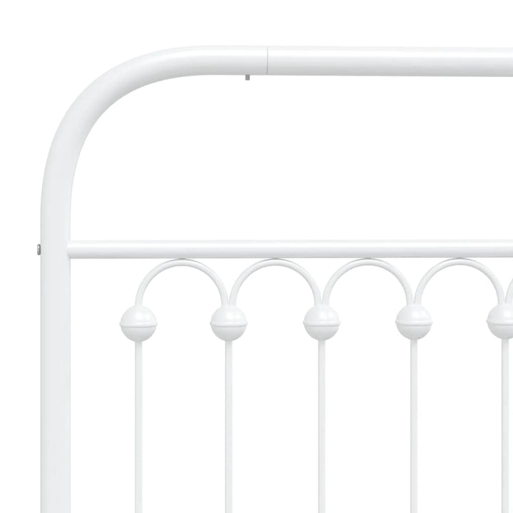 udskiftningsgavl 75 cm metal hvid