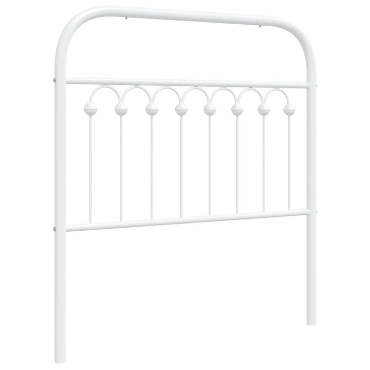udskiftningsgavl 90 cm metal hvid