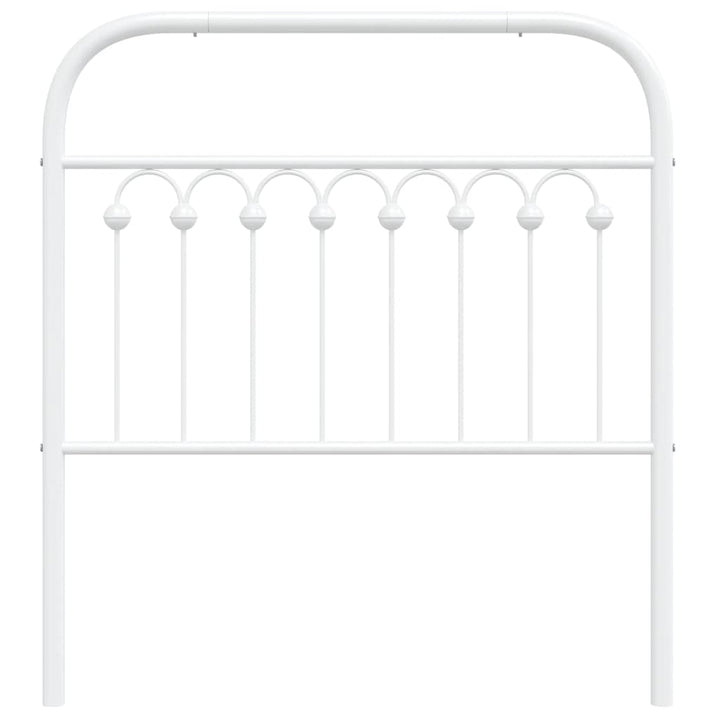udskiftningsgavl 90 cm metal hvid