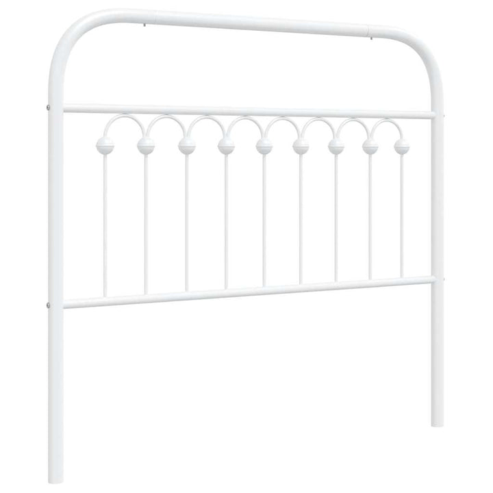 udskiftningsgavl 100 cm metal hvid