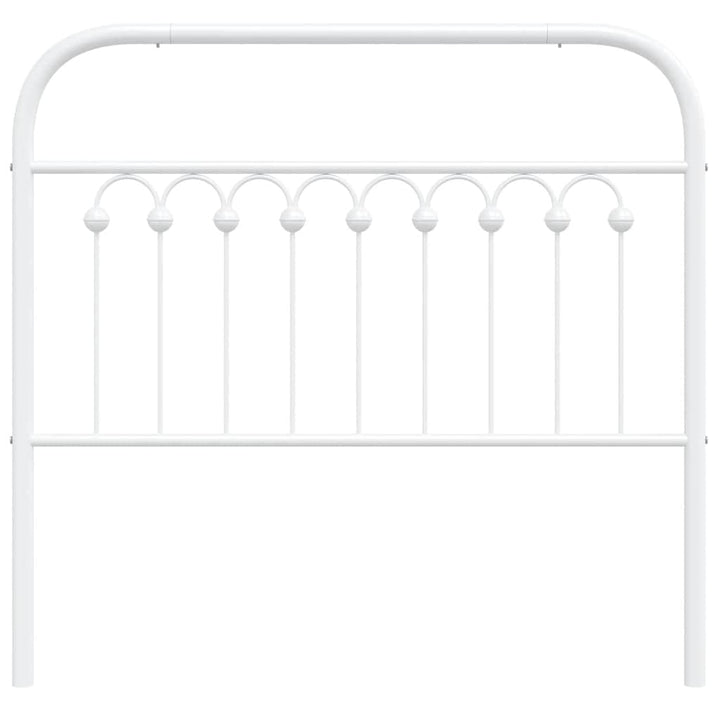 udskiftningsgavl 100 cm metal hvid