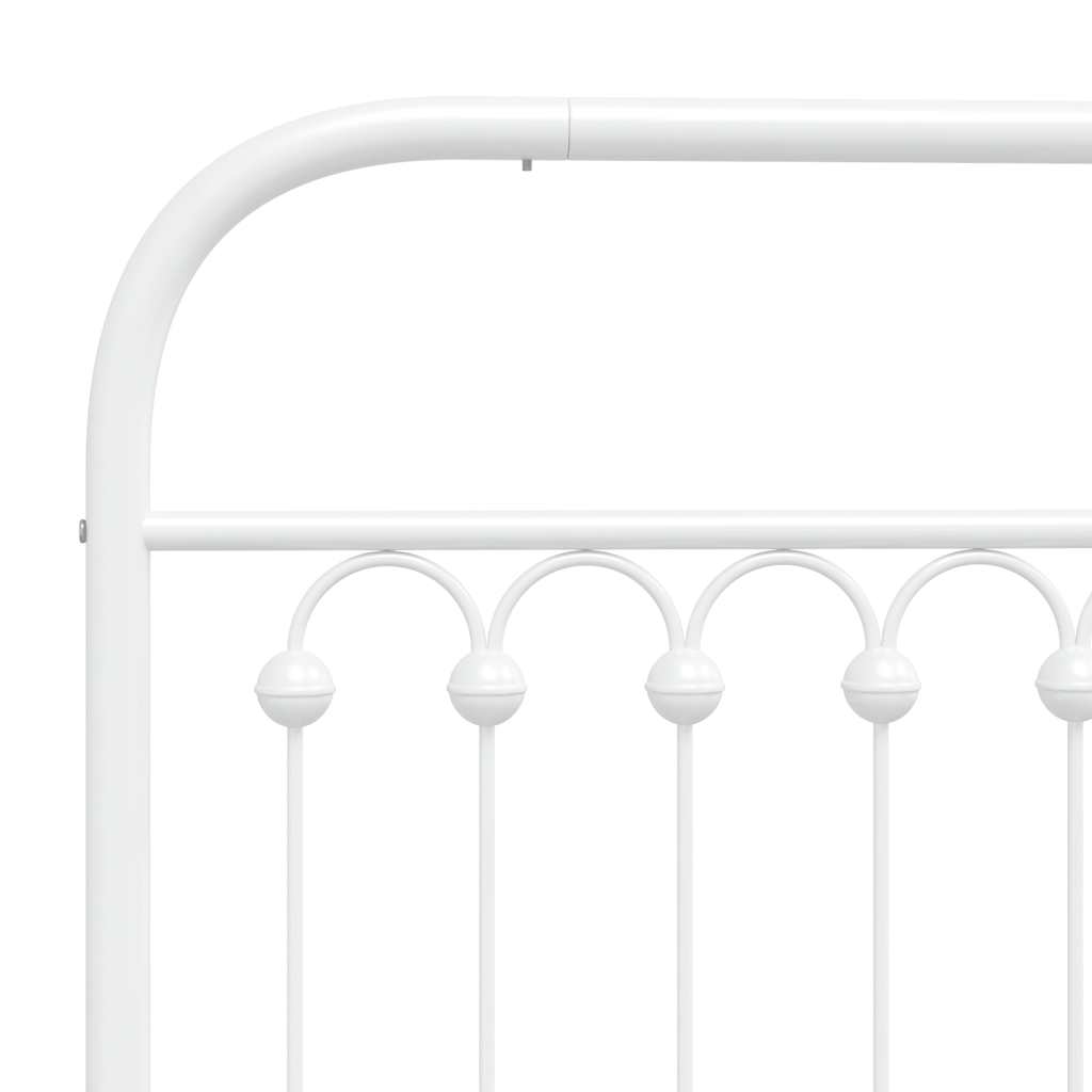 udskiftningsgavl 100 cm metal hvid