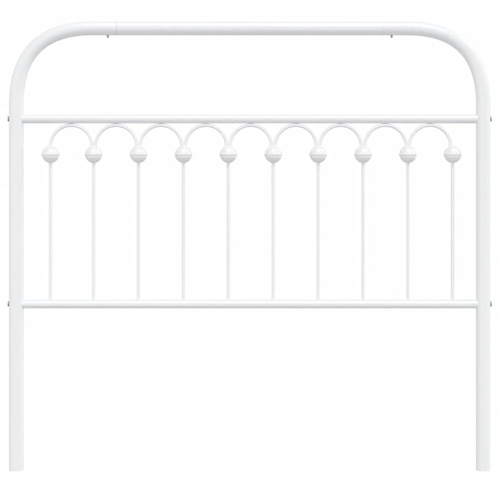 udskiftningsgavl 107 cm metal hvid