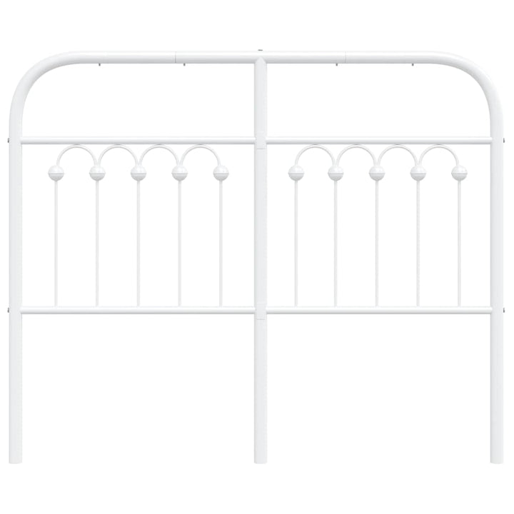 udskiftningsgavl 120 cm metal hvid