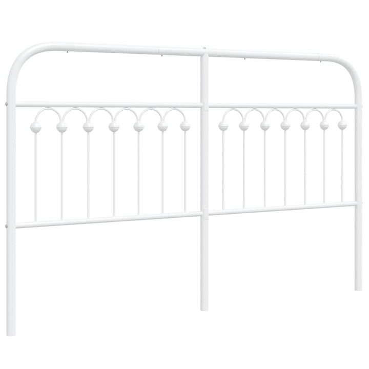 udskiftningsgavl 150 cm metal hvid