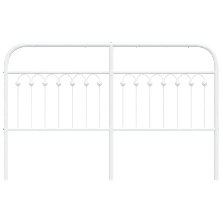 udskiftningsgavl 150 cm metal hvid