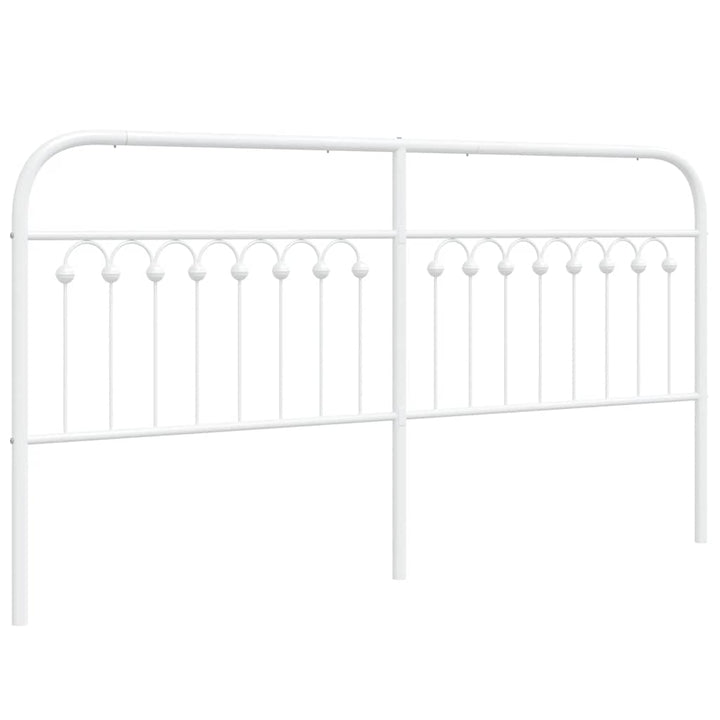 udskiftningsgavl 180 cm metal hvid