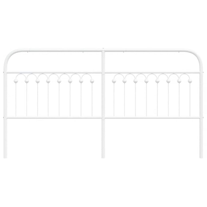 udskiftningsgavl 180 cm metal hvid