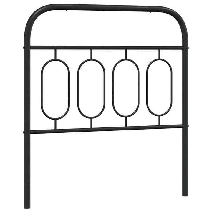 udskiftningsgavl 80 cm metal sort