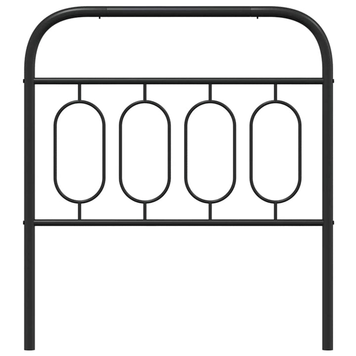 udskiftningsgavl 80 cm metal sort