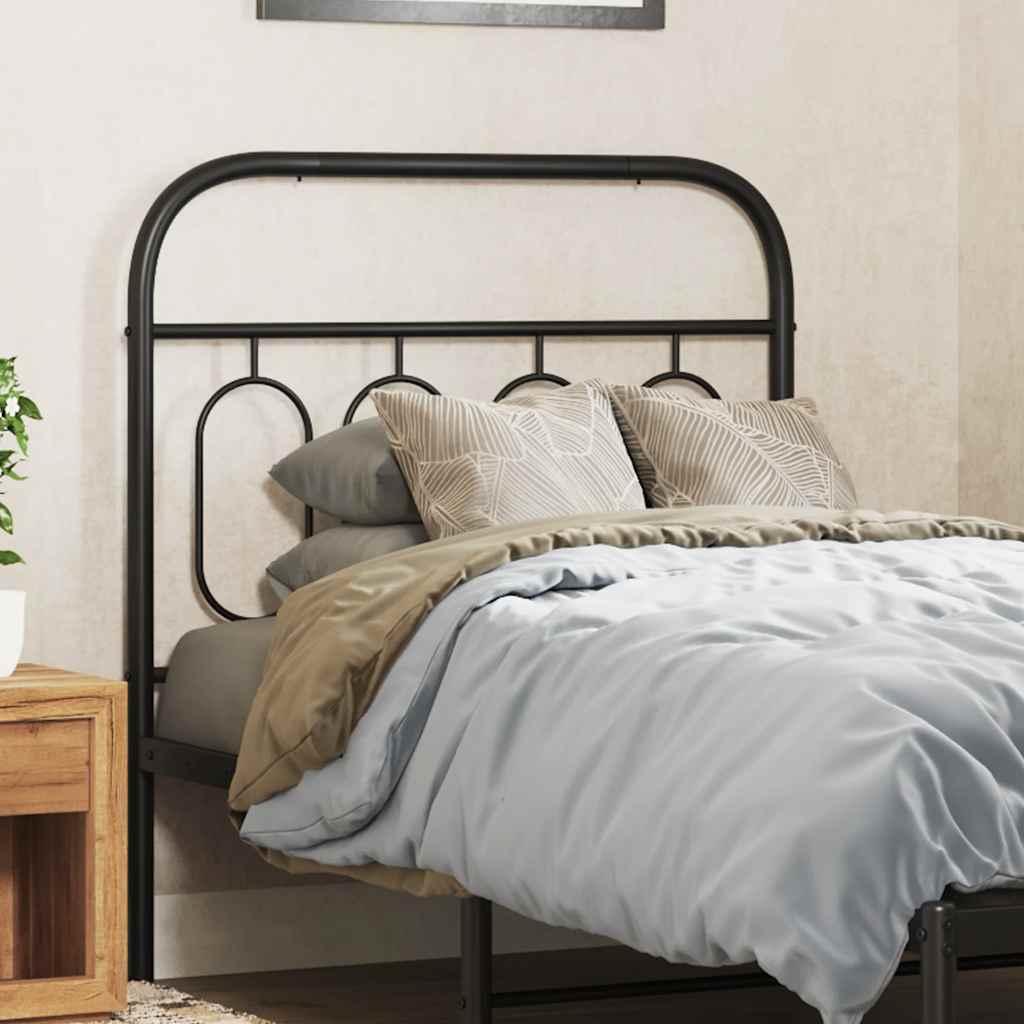 udskiftningsgavl 80 cm metal sort