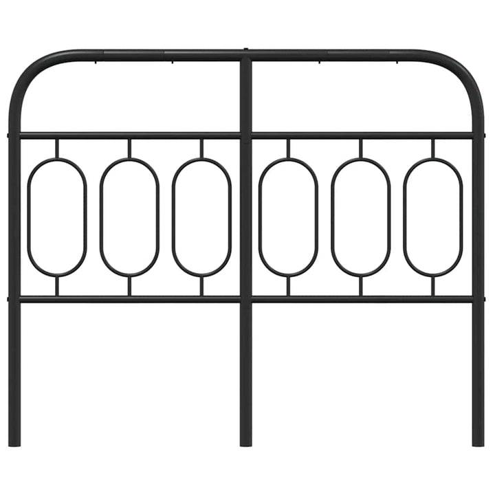 udskiftningsgavl 120 cm metal sort