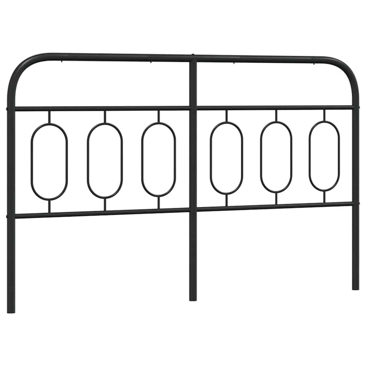 udskiftningsgavl 137 cm metal sort