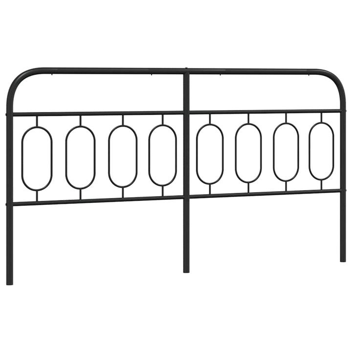 udskiftningsgavl 193 cm metal sort
