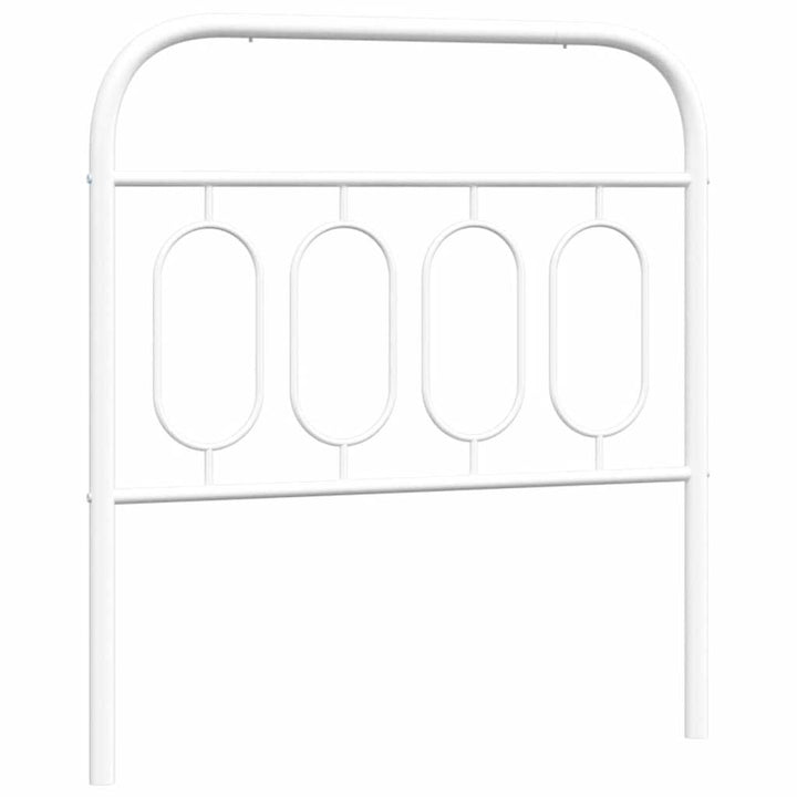 udskiftningsgavl 80 cm metal hvid