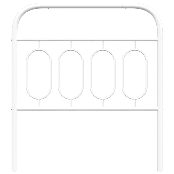 udskiftningsgavl 80 cm metal hvid