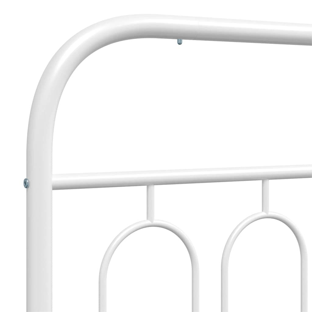 udskiftningsgavl 80 cm metal hvid