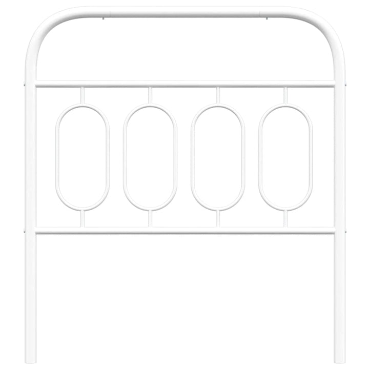 udskiftningsgavl 90 cm metal hvid