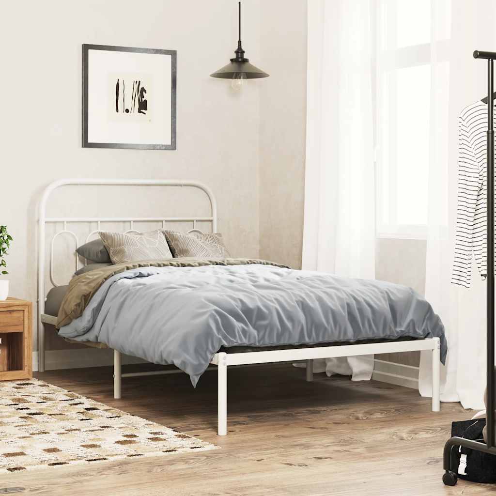 udskiftningsgavl 100 cm metal hvid