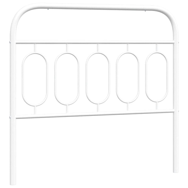 udskiftningsgavl 107 cm metal hvid