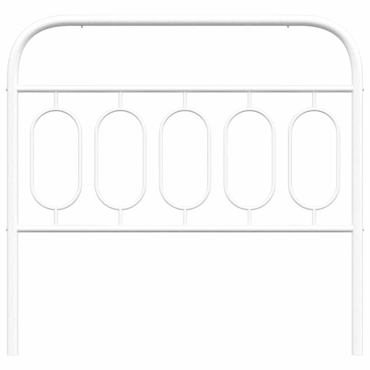 udskiftningsgavl 107 cm metal hvid
