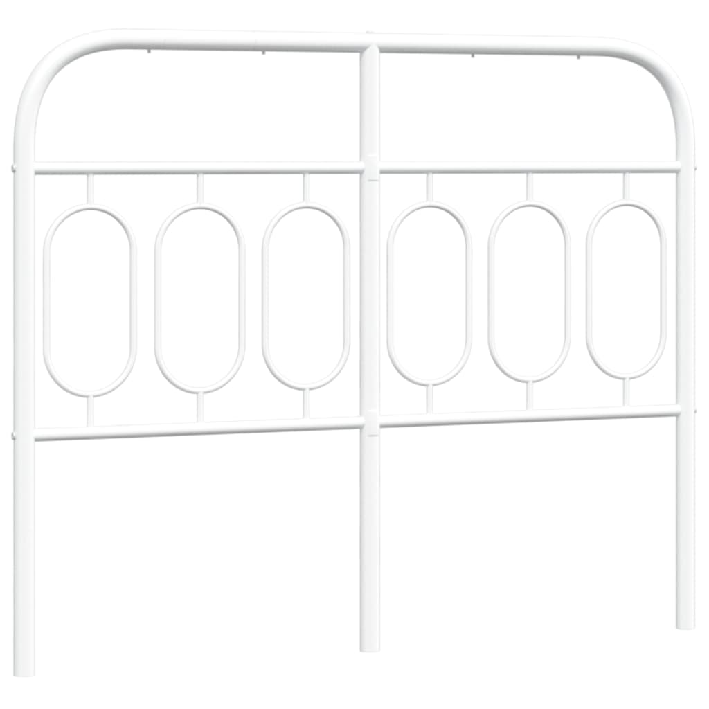 udskiftningsgavl 120 cm metal hvid
